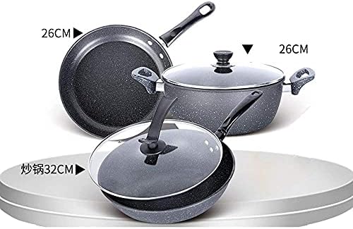 Kitchenware Cookware Set Frying pan Soup Pot stew Pot Wok Non-Stick pan Saucepan Cooking Pot Set Kitchen Casserole hotpot Steamer boilers