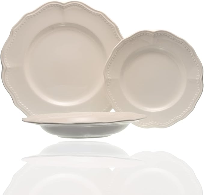 212 Main Classic White Dinner Set - 18 Piece
