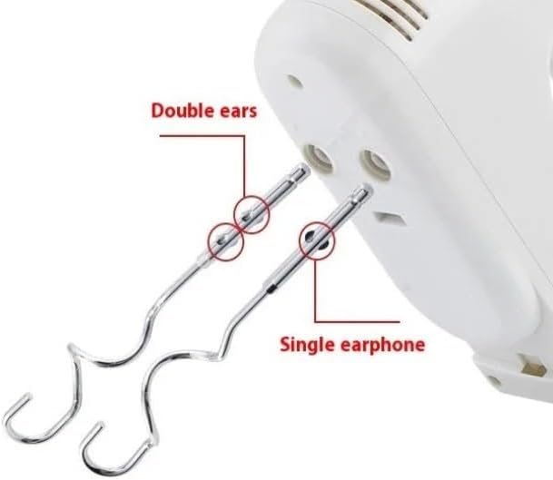 4Pcs Electric Egg Beater Stirring Hook Stainless Steel Handheld Egg Whisk Mixing Stick Kitchen Mixer Accessories