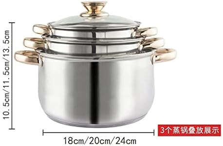 Stainless Steel 6 Piece Kitchen Pot Set Household Electromagnetic Stove Gas Stove Frying Pan Milk Pan Cooking Pot Cookware Set