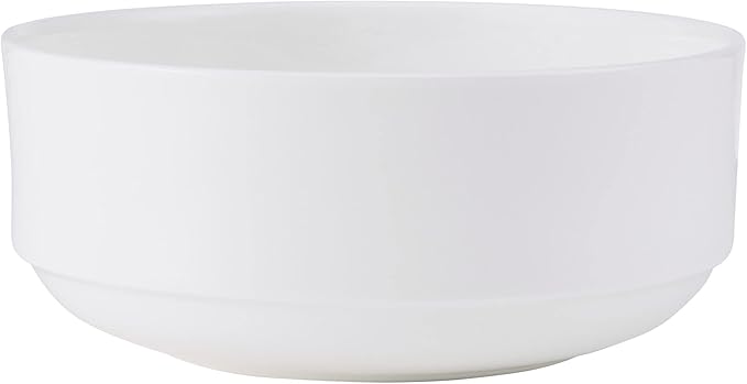 Mikasa Macie Bone China Lightweight Chip Resistant 12 Piece Dinnerware Set Service for 4 White