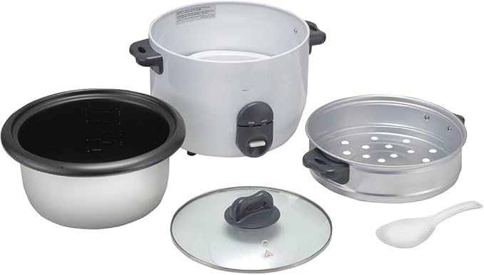 RC1860 700W 1.8 L 7.6 Cup Rice Cooker (Non-USA Compliant) White