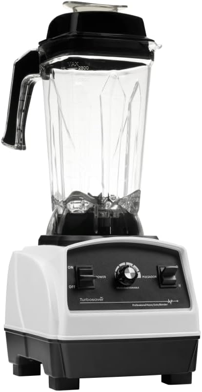 Turbosaver TB79 Professional Blender 1800W – 3.5HP 35000 RPM Commercial Grade Ice Crushing 85 oz Tritan Jar