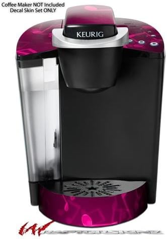 Decal Style Vinyl Skin compatible with Keurig K40 Elite Coffee Makers Bokeh Music Hot Pink (COFFEE MAKER NOT INCLUDED)