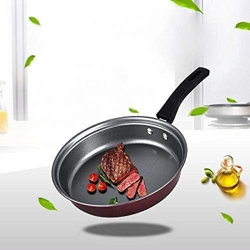 Kitchen Cookware Sets 3Pcs Cookware Set Non-Stick Soup Pot with Glass Lid Wok Frying Pan Wrought Iron Cooking Pot Saucepan Set Kitchen Cooking Set Cooking Pots