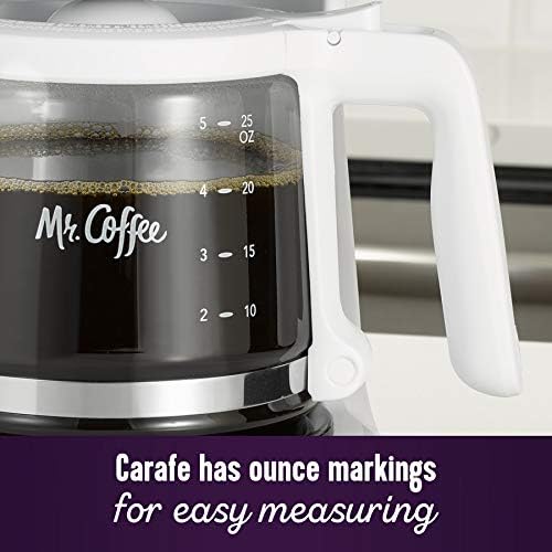 Mr. Coffee 2134286 ® 5-Cup Mini Brew Switch Coffee Maker White