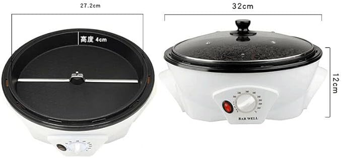 RUNAAJA 800g Electric Coffee Roaster Household Baking Machine Coffee Bean Roasting Machine 110V