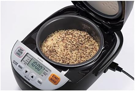 Zojirushi 612252-NL-BAC05SB Micom Rice Cooker and Warmer Silver Black