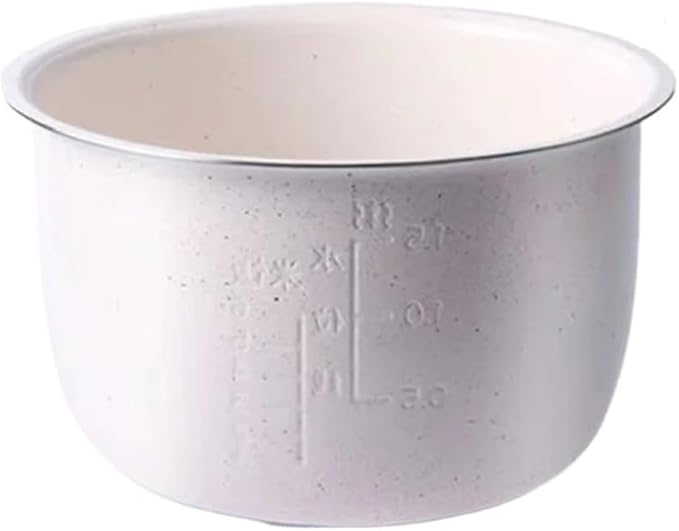 Stainless Steel Liner Without Coating Ceramic Glaze Liner Rice Cooker Rice Cooker Electric Pressure Cooker Inner Bowl 4L 5L 6L(Ceramic glaze liner 2.5L)