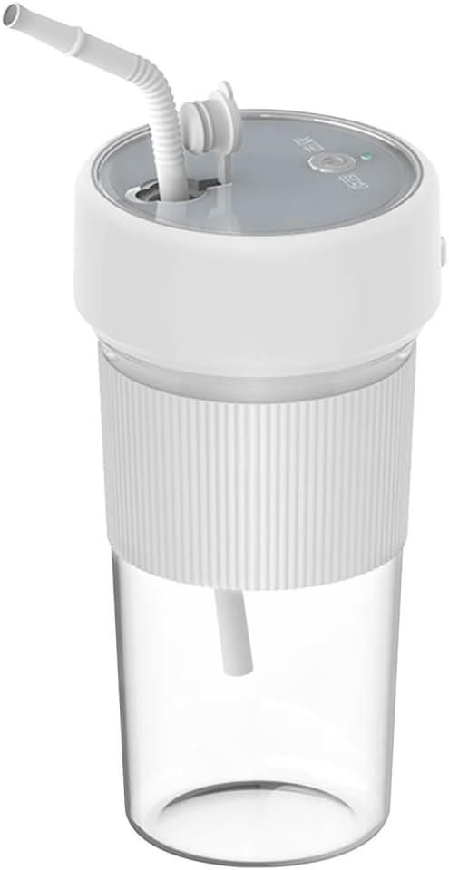 Portable Blender Cup 14Oz Mini Juicer Blender with 6 Blades Rechargeable Handheld Blender for Office Gym Travel