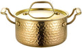 Premium Handmade Copper Cooking Pot - Thick Hammered Pure Copper Cookware Elegant &amp Durable Kitchen Essential Perfect Size for Cooking Enthusiasts &amp Chefs