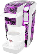Decal Style Vinyl Skin compatible with Keurig K10 / K15 Mini Plus Coffee Makers Butterfly Graffiti (COFFEE MAKER NOT INCLUDED)