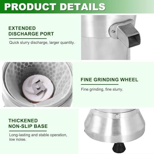 Commercial Soy Milk Maker with Slag Separation | Electric Fresh Grinding Machine | Stainless Steel for Home &amp Commercial Use