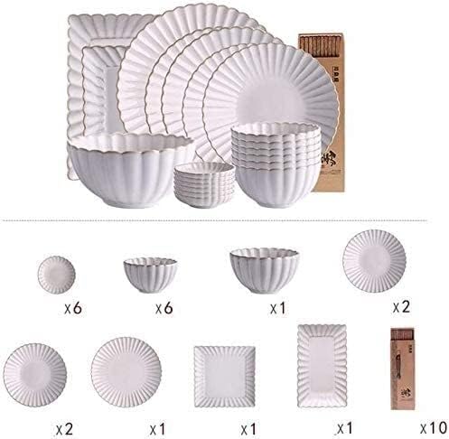 Dinnerware Set Luxury Family Dinner Service Set Ceramics Dinner Set Kitchen and Dining Service Fine Porcelain Kitchen Dinnerware Set Dishwasher Safe Gift20piece Set