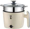 JYYBN Electric Mult-Functional Cooker with Steamer to Cook Noodle Egg Fish Meat Hot Pot Rice Porridge Soup Non Stick Coating&ampStainless