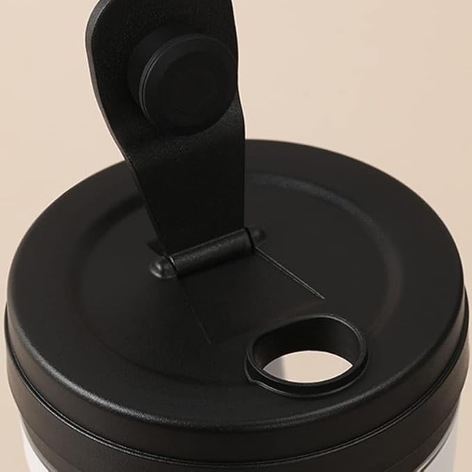 430ml Electric Mixing Mug 7000 RPM Automatic Stirring Mug Cup Rechargeable Self Stirring Mug Auto Coffee Mug with Silicone Handle for Protein Powder Coffee Milk (Black)