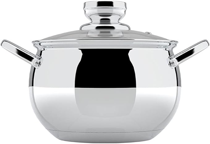 Cookware 8 Piece Cookware Set Stainless Steel Cookware Set Household Covered Ear Thickened Pot Double Bottom Pot Pan Set (Color : A Size A