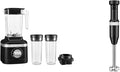 KitchenAid K150 48oz Ice Crushing Blender with Personal Jars Variable Speed Hand Blender with Blending Jar