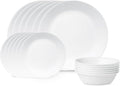 Corelle Livingware 18-Piece Dinnerware Set Winter Frost White Service for 6 (1088609)