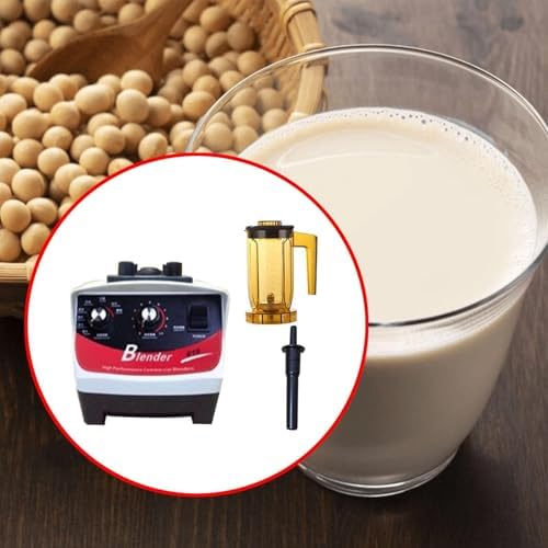 High-Speed Countertop Blender 20000RPM - Professional Smoothie Maker with Tamper for Bubble Tea Milk Foam and Shaker Cup - Ideal for Smoothies and Drinks