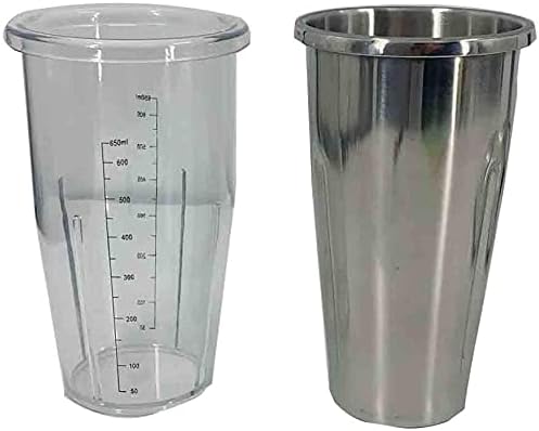 Electric Milkshake Maker Drink Mixer Stainless Steel Smoothie Blender 2 Adjustable Speed