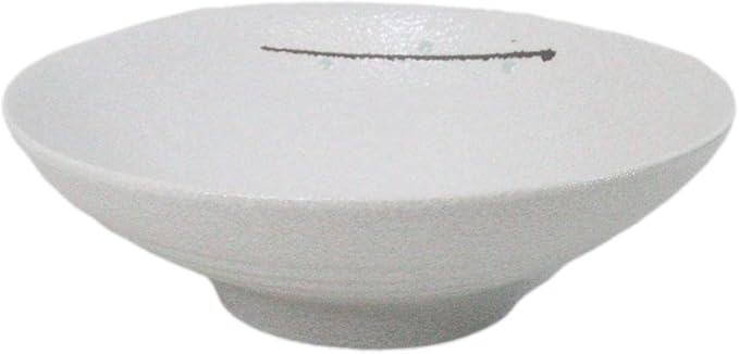 Ebros Gift Modern Yukino Hana Snow Flowers Ceramic Dinnerware Serveware Kitchenware Set Oriental Asian Restaurant Supply (Pack Of 4 Large Ramen Soup Dinner Bowl 36oz)