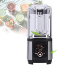 Soundproof 2200W Commercial Blender with 2L Jar FastIce Crushing Quiet Operation Self Cleaning Heavy Duty Smoothie Maker