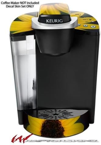 Decal Style Vinyl Skin compatible with Keurig K40 Elite Coffee Makers Yellow Daisy (COFFEE MAKER NOT INCLUDED)