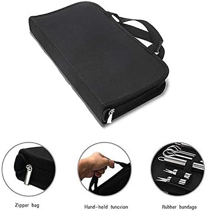 10 in 1 Outdoor Tableware Set Camping Barbecue Tableware Picnic Tool Set with Thermometer Cookware Set Cookware Picnic Boiler Cookware