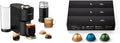 Nespresso Limited-Edition Vertuo Pop+ Deluxe Coffee and Espresso Maker by Breville with Milk Frother Matte Black Gold Capsules Vertuo Line