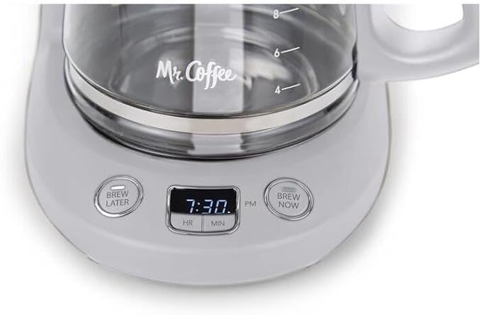 Mr. Coffee 12 Cups Gray Coffee Maker