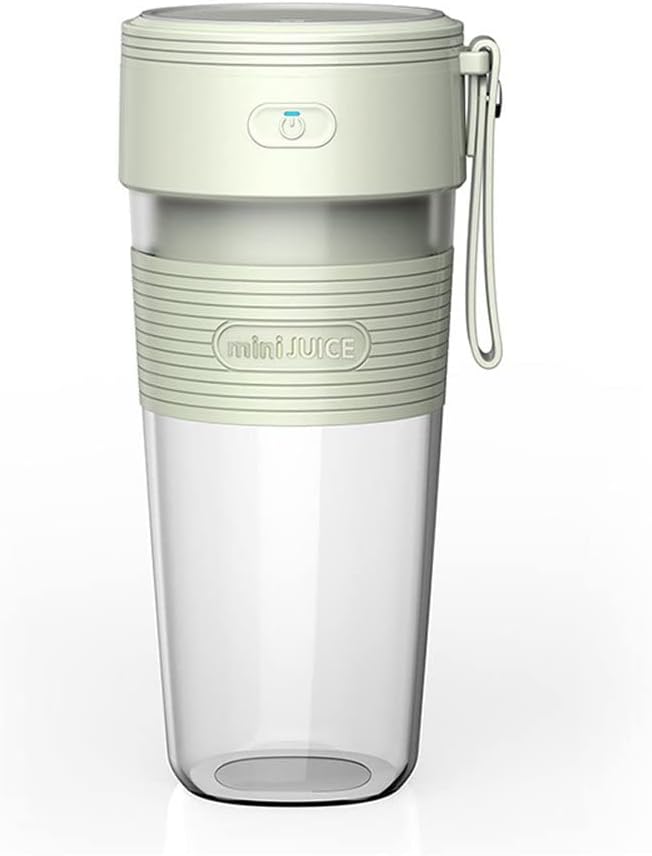 Portable Blenders Personal Size Blender Smoothies and Shakes Mini Blender USB Rechargeable Handheld Blender SportsTravel (Color : Green)