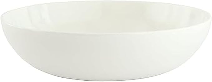 Everyday White by Fitz and Floyd Nevaeh Vegetable Serve Bowl 9.75 Inch
