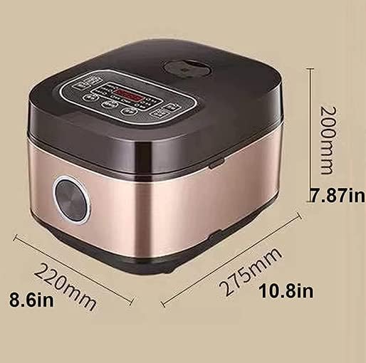 Multifunctional Rice Cooker Household 3/4/5l Removable Non-Stick Inner Pot Large Capacity 900w Rice Cooker (5l) (4l)