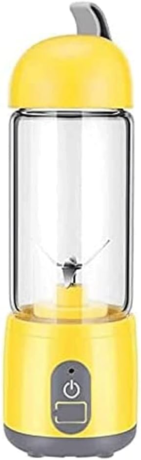 Mini Blender Personal Countertop Blender for Milkshakes Fruit and Vegetables Drinks Smoothies with Stainless Steel Blades Travel  Blending Bottle