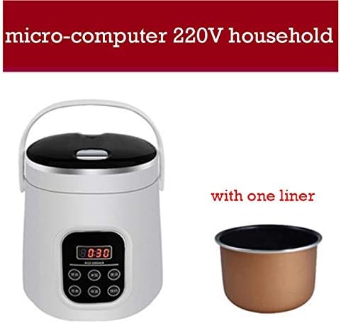2L Electric Rice Cooker Car/home 12/24V Dual Voltage Soup Porridge Steamed Egg and Rice Cooker Suitable for 2-3 People