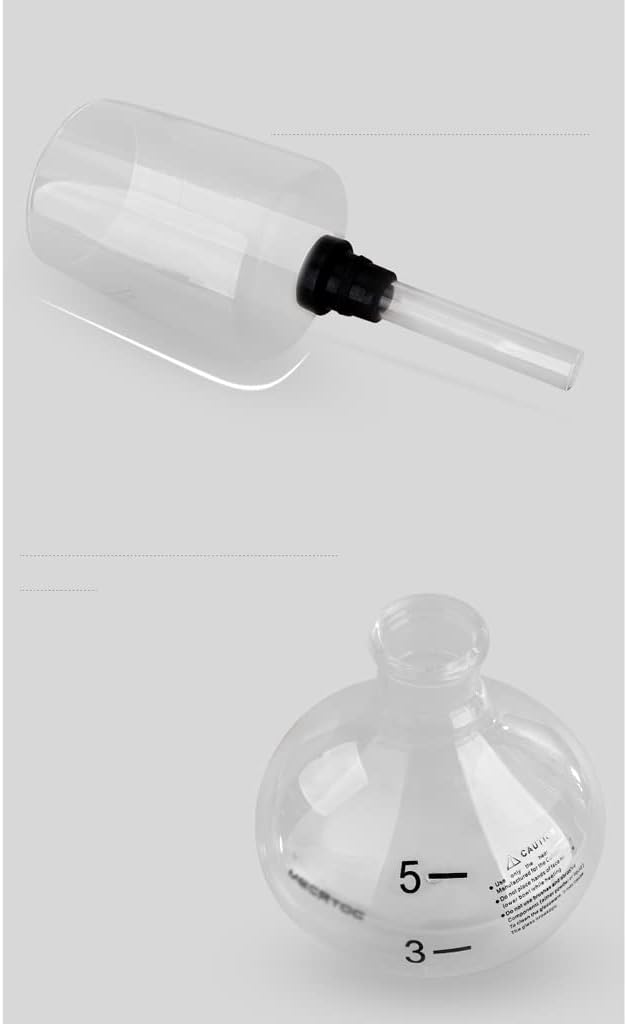 JITEM Cafetera Syphon Coffee Maker Manual Retro Vacuum Glass Siphon Pot Percolators 3-5 Cups Glass Tabletop Siphon Coffee Maker for Coffee or Tea