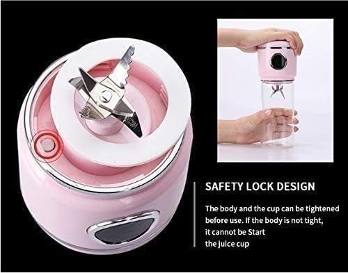 Portable BlenderUSB Rchargeable Fruit Mixer MachinePersonal Size Blender Smoothies and ShakesWaterproof Small Blender Single Juicers