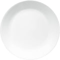 Corelle Vitrelle 4-Pieces 8.5 Glass Salad/Appetizer Plates Chip &amp Crack Resistant Glass Dinnerware Set Plates Winter Frost White