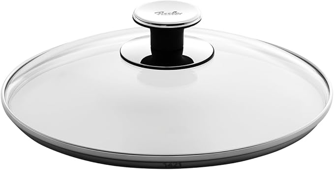 Fissler Comfort 9.5 Inch Glass Lid Full View Cooking