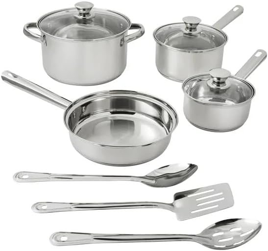 SEDLAV Steel 10-Piece Cookware Set - Versatile Kitchen Essentials