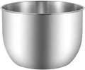 Kitchen Stainless Steel Egg Beater Basin Fruit Salad Stirring Seasoning Bowl With Lid Storage Container Home Cooking Tools(21CM)