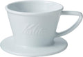 Kalita HA155#01035 Coffee Dripper Wave Series Porcelain Hasamiyaki for 1-2 People