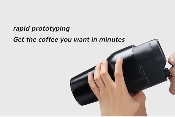 American Style Black USB Rechargeable Coffee Machine Capsule Powder Dual-use Electric Car Travel Outdoor Portable Coffee Machine