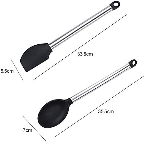 Kn430 8 in 1 Silicone + Stainless Steel Kitchen Tools Set with Bucket Cookware Set Cookware Picnic Boiler Cookware