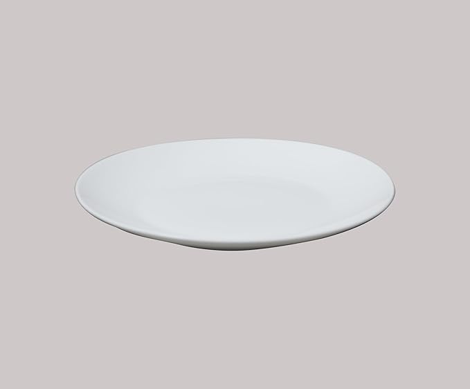 Bone China Coupe Shape Elegance White Plate 7.5 Case of 6