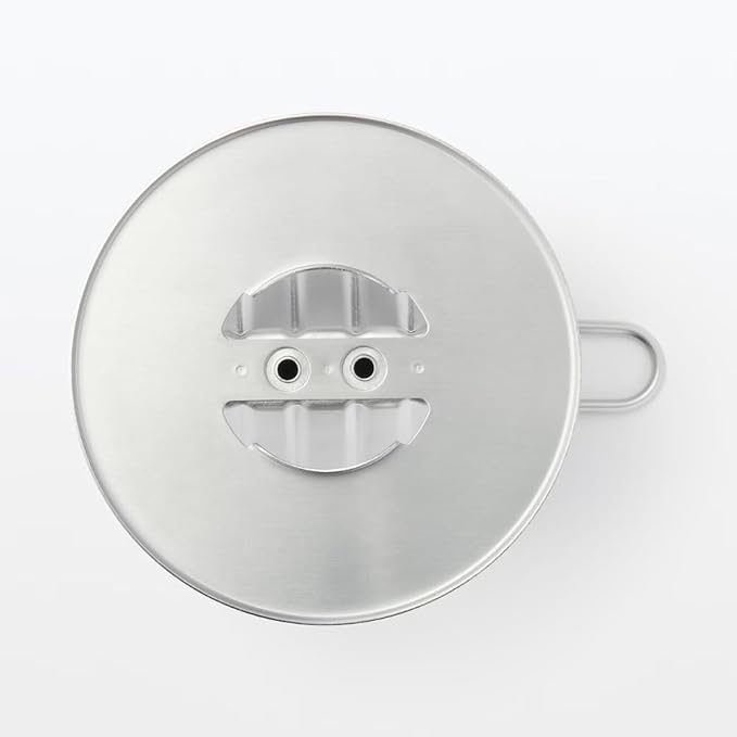Muji 15090822 Stainless Steel Dripper Silver 4.9 x 4.1 x 3.1 inches (12.5 x 10.5 x 8 cm) For 2-3 Cups