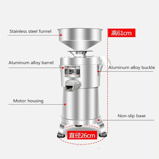 Soybean Maker Grain Grinder Juicer Blender Soy Milk Grinding Machine Kitchen Household Commercial Automatic Separated Grinder