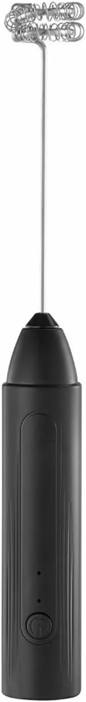 3 Gear Kitchen Items USB Charging Electric Egg Beater Mini Blender Kitchens Accessories Mixer Household Gadgets Double Head Bar(Black)