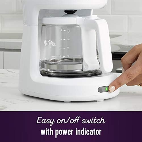 Mr. Coffee 2134286 ® 5-Cup Mini Brew Switch Coffee Maker White